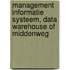 Management informatie systeem, data warehouse of Middenweg