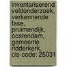 Inventariserend veldonderzoek, verkennende fase, Pruimendijk, Oostendam, Gemeente Ridderkerk, CIS-code: 25031 by A.W.E. Wilbers