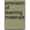 Provision of learning materials by Tjeerdsma