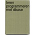 Leren programmeren met dbase