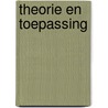Theorie en toepassing by H. Meyer
