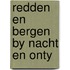 Redden en bergen by nacht en onty