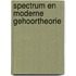 Spectrum en moderne gehoortheorie