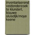 Inventariserend veldonderzoek te Klundert, Blauwe Sluisdijk/Moye Keene
