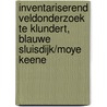 Inventariserend veldonderzoek te Klundert, Blauwe Sluisdijk/Moye Keene door E. Hoven