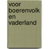 Voor boerenvolk en vaderland