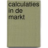 Calculaties in de markt door Rombouts