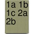 1a 1b 1c 2a 2b