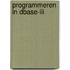 Programmeren in dbase-iii