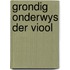 Grondig onderwys der viool