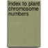 Index to plant chromosome numbers