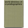 World directory of crystallographers door Henk Boom