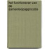 Het functioneren van de samenloopapplicatie