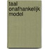 Taal onafhankelijk model