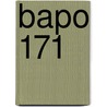 BAPO 171 door Ministerie van Onderwijs, Cultuur en Wetenschap