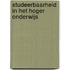 Studeerbaarheid in het hoger onderwijs