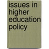 Issues in higher education policy door Ministerie van ocw