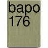 BAPO 176 door Ministerie van Onderwijs, Cultuur en Wetenschap