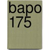 BAPO 175 by Ministerie van ocw