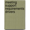 Meeting support requirements drivers by Groeger