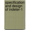 Specification and design of inDETER-1 door E.H. Saaman