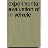 Experimental evaluation of in-vehicle door Ulla Steuernagel U. Janssen