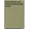 Summatieve eval verkeersoefenprogr overst door Jis Douma