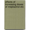 Effects of increasing doses of meptazinol etc door Onbekend