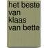 Het beste van Klaas van Bette