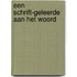 Een Schrift-geleerde aan het Woord