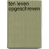 Ten leven opgeschreven