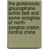 The proterozoic glaucophane schist belt and some eclogites of North Yangtze Craton, central China