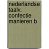 Nederlandse taalv. confectie manieren b door Kila
