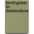 Bindingsleer en doekanalyse