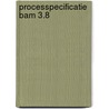 Processpecificatie BAM 3.8 door Onbekend
