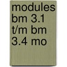 Modules BM 3.1 t/m BM 3.4 MO door Onbekend