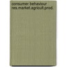 Consumer behaviour res.market.agricult.prod. door Onbekend