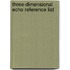 Three-dimensional echo reference list