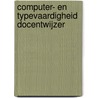 Computer- en typevaardigheid docentwijzer by Unknown