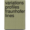Variations profiles fraunhofer lines door Houtgast