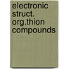 Electronic struct. org.thion compounds by Janssen