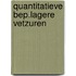 Quantitatieve bep.lagere vetzuren