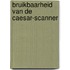 Bruikbaarheid van de caesar-scanner
