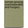 Remote sensing czechoslovakia and hungary door Dyk