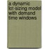 A dynamic lot-sizing model with demand time windows
