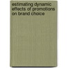 Estimating dynamic effects of promotions on brand choice door R. Paap