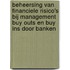 Beheersing van financiele risico's bij management buy outs en buy ins door banken