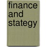 Finance and stategy door L.J.O. Lint