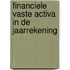 Financiele vaste activa in de jaarrekening