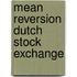 Mean reversion dutch stock exchange
